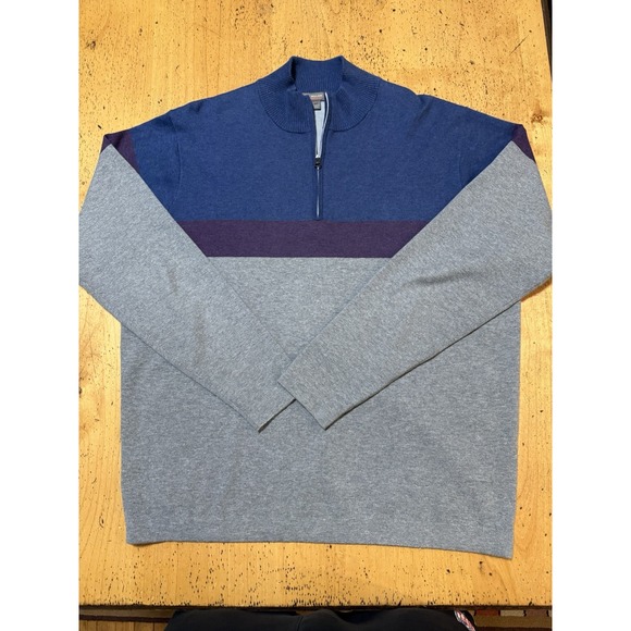 Peter Millar Other - Peter Millar Crown Sport Sweater Mens Medium Quarter Zip‎ Pullover Golf Large